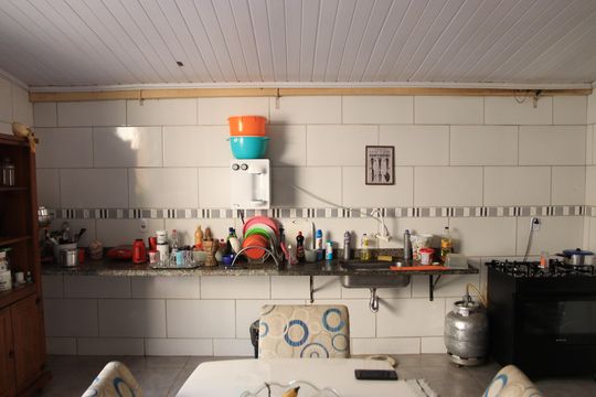 Cozinha de casa para alugar com 3 quartos, 150m² em Feliz, Goiânia