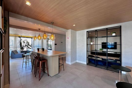 Área comum de apartamento para alugar com 1 quarto, 31m² em Jardim das Acacias, São Paulo