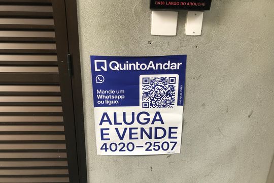 Placa de kitnet/studio à venda com 1 quarto, 33m² em República, São Paulo