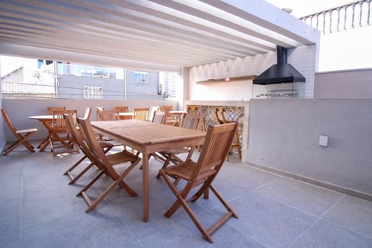 Área comum de kitnet/studio para alugar com 1 quarto, 20m² em Vila Santa Clara, São Paulo