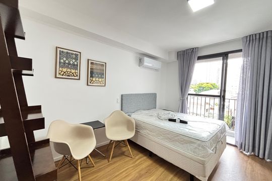 Studio de apartamento para alugar com 1 quarto, 25m² em Vila Olímpia, São Paulo