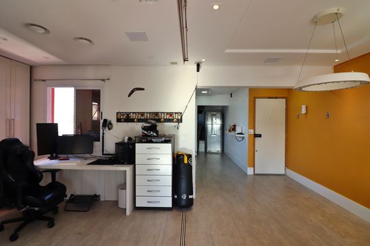 Sala  de apartamento para alugar com 1 quarto, 64m² em Baeta Neves, São Bernardo do Campo