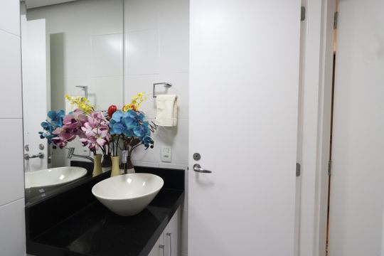 Banheiro da Suíte  de apartamento à venda com 3 quartos, 132m² em Tatuapé, São Paulo