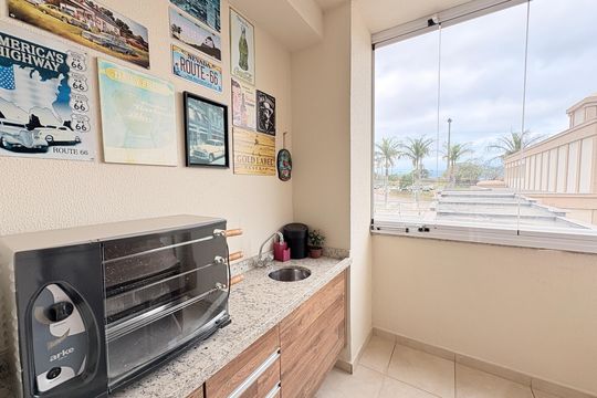 Sacada de apartamento à venda com 2 quartos, 80m² em Engordadouro, Jundiaí