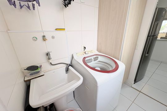 Área de Serviço de apartamento à venda com 2 quartos, 80m² em Engordadouro, Jundiaí