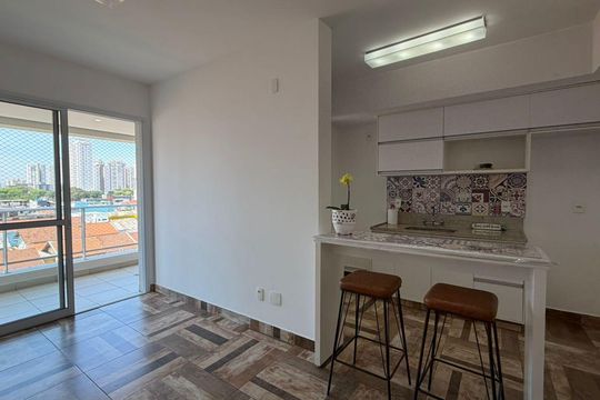 Sala de apartamento à venda com 1 quarto, 50m² em Vila Gomes Cardim, São Paulo