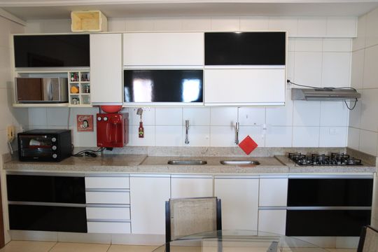 Cozinha de apartamento para alugar com 3 quartos, 120m² em Vila Maria Jose, Goiânia
