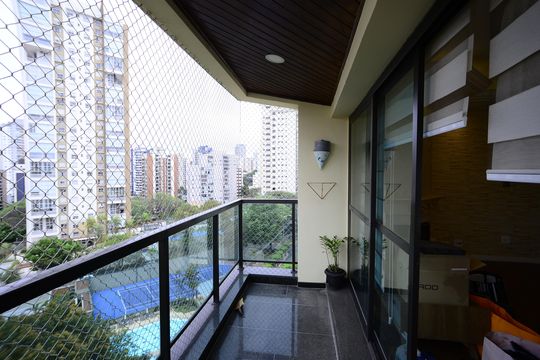 Varanda da Sala de apartamento à venda com 4 quartos, 188m² em Jardim Vila Mariana, São Paulo