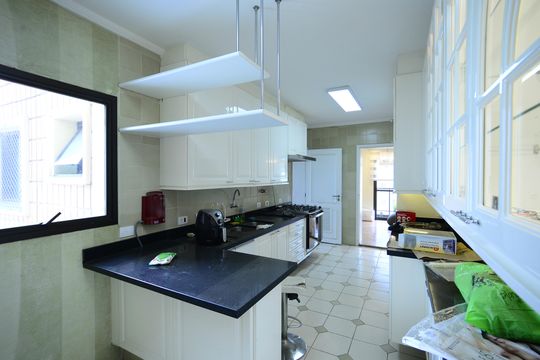 Cozinha de apartamento à venda com 4 quartos, 188m² em Jardim Vila Mariana, São Paulo