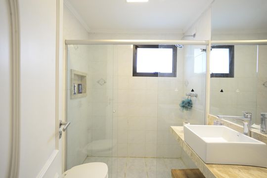 Banheiro Social de apartamento à venda com 4 quartos, 188m² em Jardim Vila Mariana, São Paulo