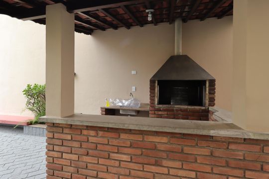 Área Comum - Churrasqueira de apartamento à venda com 4 quartos, 210m² em Jardim Bela Vista, Santo André