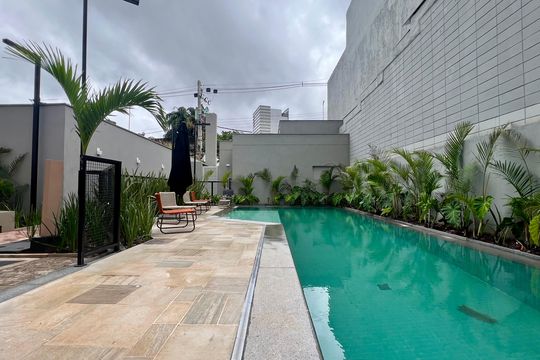 Área comum de kitnet/studio à venda com 1 quarto, 25m² em Pinheiros, São Paulo