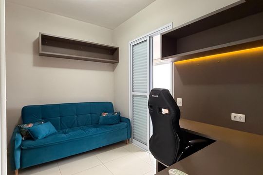 Suíte 3 de apartamento para alugar com 3 quartos, 129m² em Aparecida, Santos