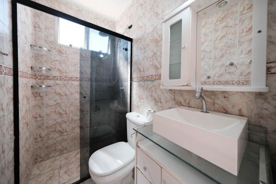 Banheiro de apartamento para alugar com 2 quartos, 55m² em Vila Silvia, São Paulo