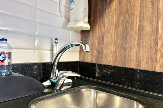 Cozinha de apartamento à venda com 3 quartos, 89m² em Vila Campestre, São Paulo