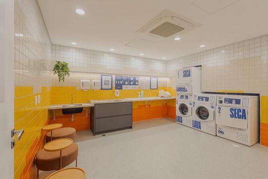 Área comum de apartamento à venda com 1 quarto, 40m² em Pinheiros, São Paulo