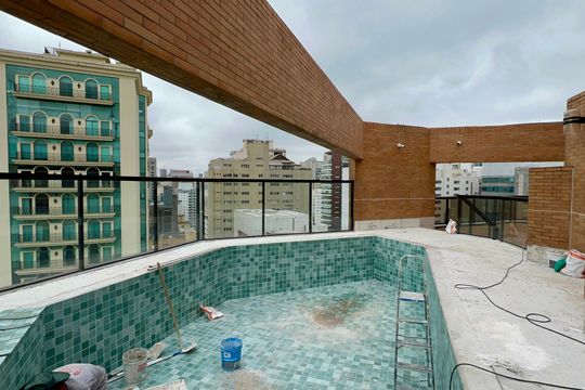 Área comum - Piscina de kitnet/studio à venda com 1 quarto, 31m² em Jardim Paulista, São Paulo
