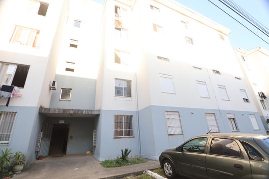 Fachada do bloco de apartamento à venda com 2 quartos, 50m² em Olaria, Canoas