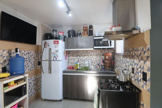 Cozinha e Área de Serviço de apartamento à venda com 2 quartos, 50m² em Olaria, Canoas