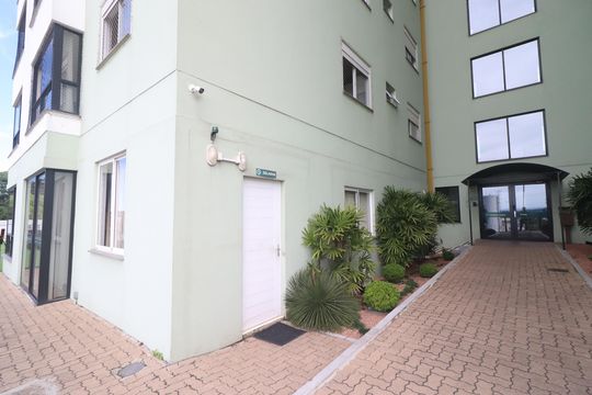 Fachada do bloco de apartamento à venda com 2 quartos, 66m² em Rondônia, Novo Hamburgo