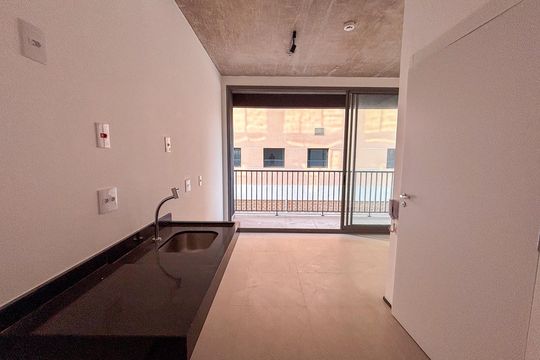 Cozinha de kitnet/studio à venda com 1 quarto, 33m² em Vila Mariana, São Paulo