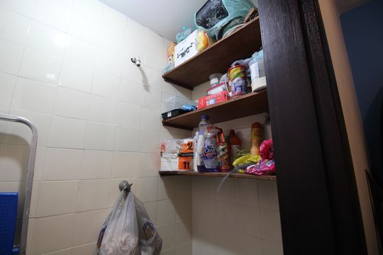 Banheiro de Serviço de apartamento à venda com 3 quartos, 100m² em Taquara, Rio de Janeiro