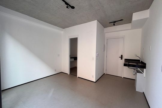 Cozinha de kitnet/studio para alugar com 1 quarto, 25m² em Vila Mariana, São Paulo