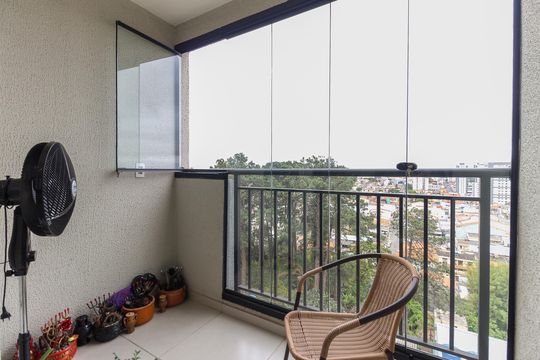 Varanda da Sala de apartamento à venda com 2 quartos, 51m² em Itaquera, São Paulo