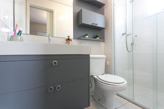 Banheiro da Suíte de apartamento à venda com 3 quartos, 93m² em Tatuapé, São Paulo