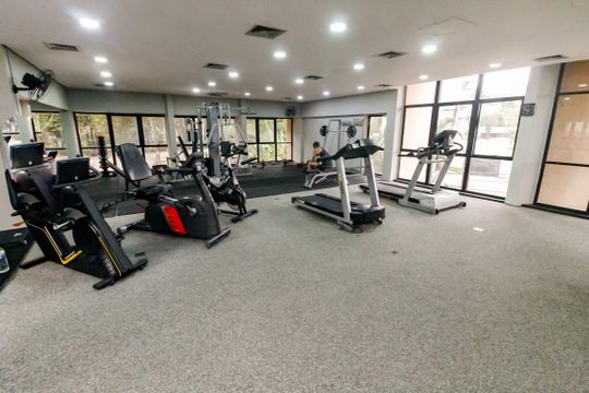 Área comum - Academia de apartamento para alugar com 1 quarto, 41m² em Paraíso do Morumbi, São Paulo