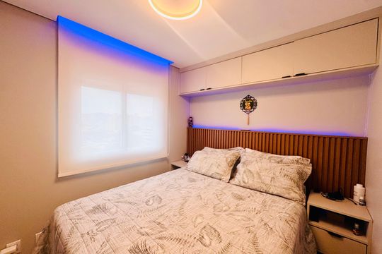 Suíte de apartamento à venda com 2 quartos, 69m² em Vila Rosalia, Guarulhos
