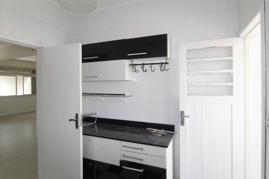 Cozinha de apartamento à venda com 3 quartos, 101m² em Cais do Porto, Porto Alegre
