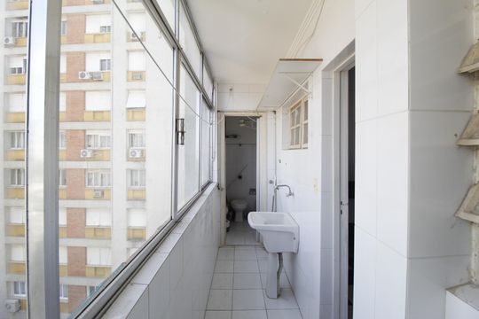 Área de Serviço de apartamento à venda com 3 quartos, 101m² em Cais do Porto, Porto Alegre