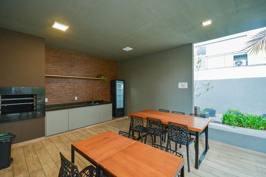 Área comum - Churrasqueira de apartamento para alugar com 2 quartos, 46m² em Jardim Santo Antoninho, São Paulo