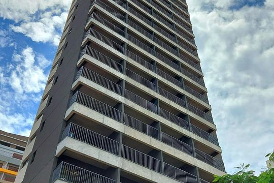 Fachada de kitnet/studio para alugar com 1 quarto, 27m² em Bela Vista, São Paulo