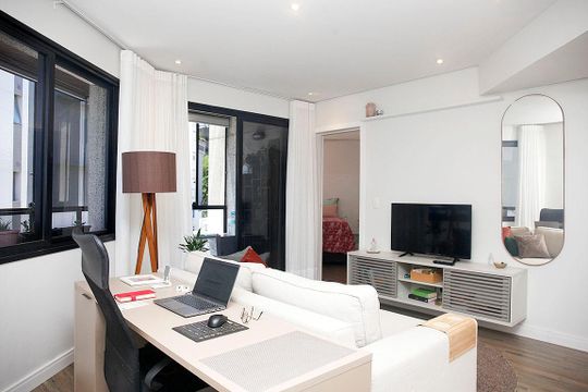 Sala de apartamento à venda com 1 quarto, 62m² em Rio Branco, Porto Alegre