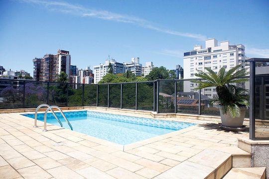 Área Comum - Rooftop Piscina de apartamento à venda com 1 quarto, 62m² em Rio Branco, Porto Alegre