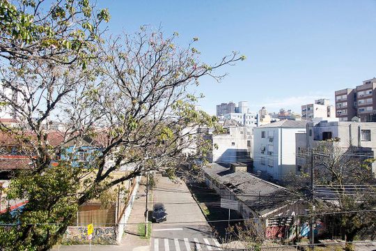 Quarto Vista de apartamento à venda com 1 quarto, 45m² em Cidade Baixa, Porto Alegre