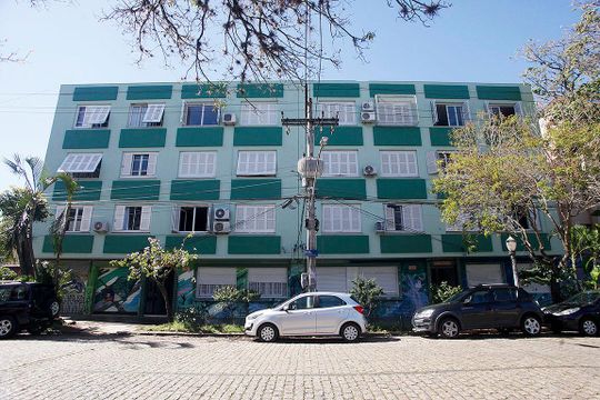 Fachada de apartamento à venda com 1 quarto, 45m² em Cidade Baixa, Porto Alegre