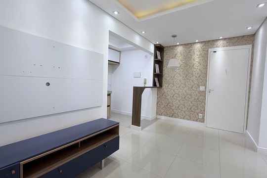 Sala de apartamento à venda com 2 quartos, 49m² em Jardim Samambaia, Campinas