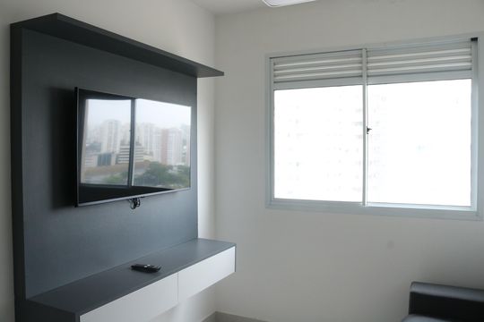 Sala de apartamento à venda com 1 quarto, 26m² em Barra Funda, São Paulo
