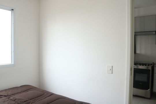 Quarto de apartamento à venda com 1 quarto, 26m² em Barra Funda, São Paulo