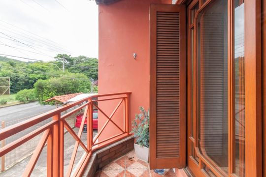 Varanda do Quarto 2 de casa à venda com 3 quartos, 154m² em Vila Nova, Porto Alegre