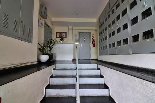 Hall de entrada de kitnet/studio à venda com 1 quarto, 36m² em Vila Helena, São Bernardo do Campo