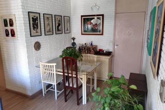 Sala de apartamento à venda com 2 quartos, 52m² em Interlagos, São Paulo