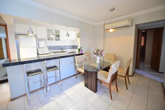 Cozinha de apartamento para alugar com 3 quartos, 70m² em Residencial Eldorado, Goiânia