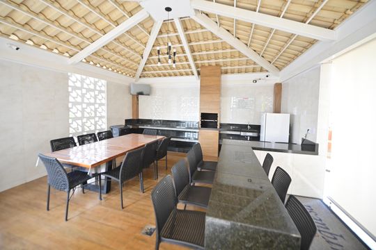 Área comum de apartamento para alugar com 3 quartos, 70m² em Residencial Eldorado, Goiânia