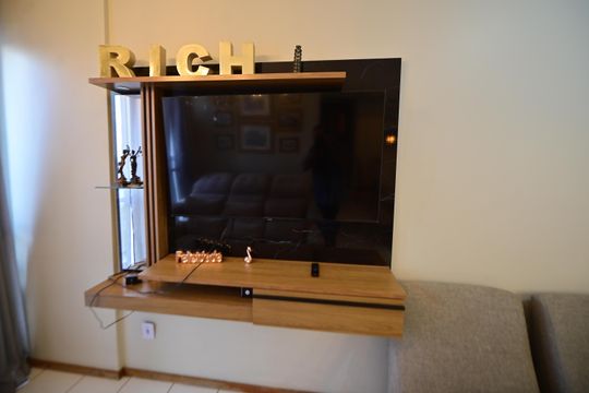 Sala de apartamento para alugar com 3 quartos, 70m² em Residencial Eldorado, Goiânia