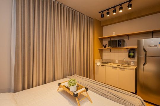 COZINHA/QUARTO de kitnet/studio para alugar com 1 quarto, 20m² em Alto da Mooca, São Paulo