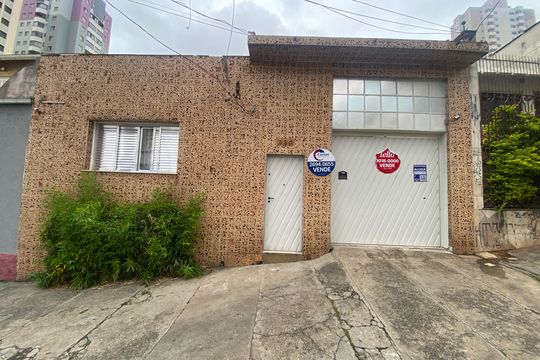 Fachada - Placa de casa à venda com 3 quartos, 350m² em Vila Bertioga, São Paulo